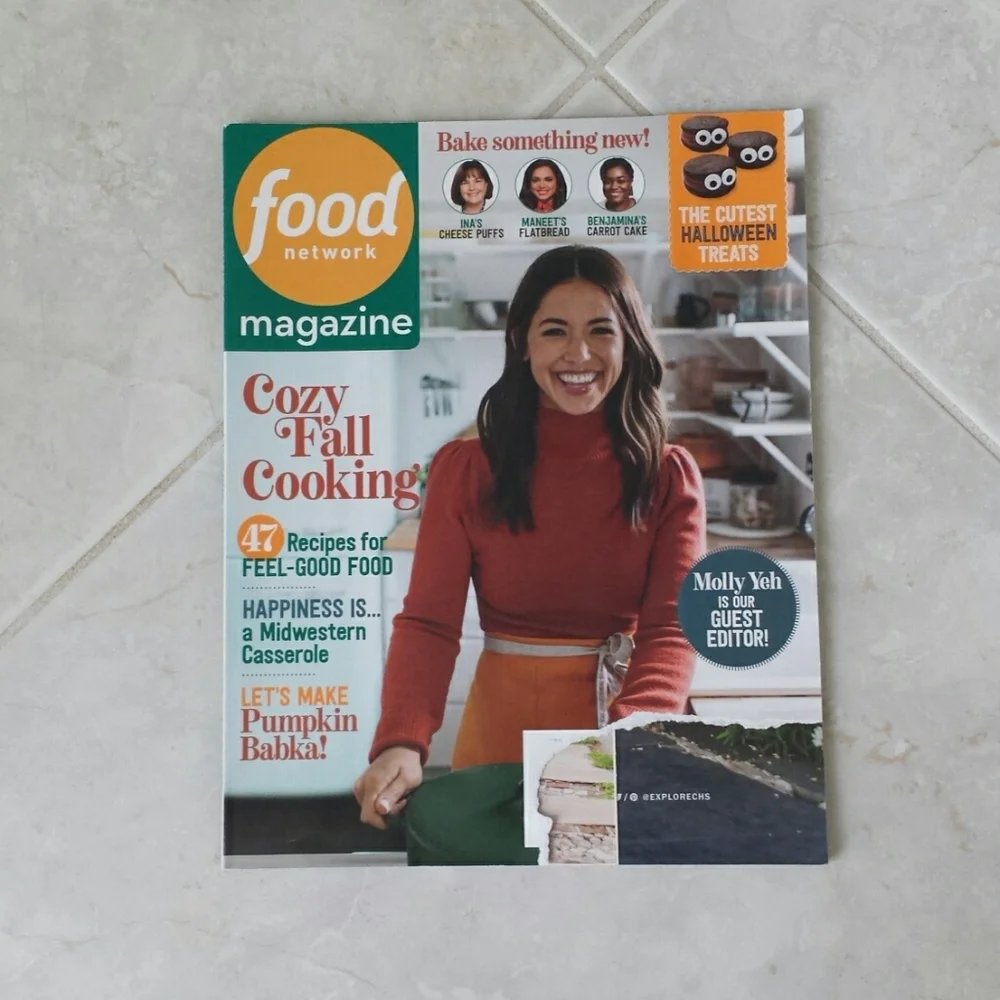 7 Food Network & 2 Taste of Home Magazines